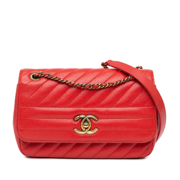 Chanel Small Diagonal Quilted Goatskin Flap (SHG-8Yhk81)