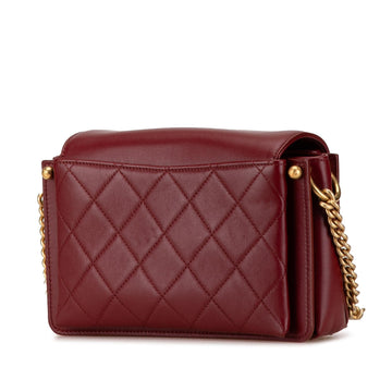 Chanel Small Quilted Calfskin CC Envelope Flap (SHG-xMFOWi)