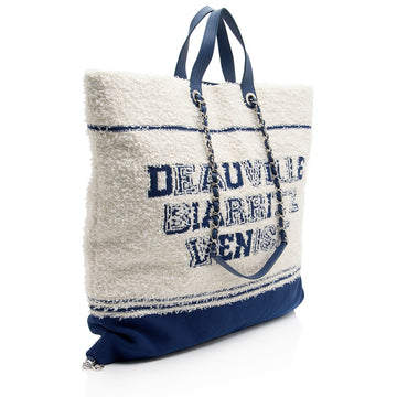 Chanel Terry Cloth Deauville BIarritz Tote