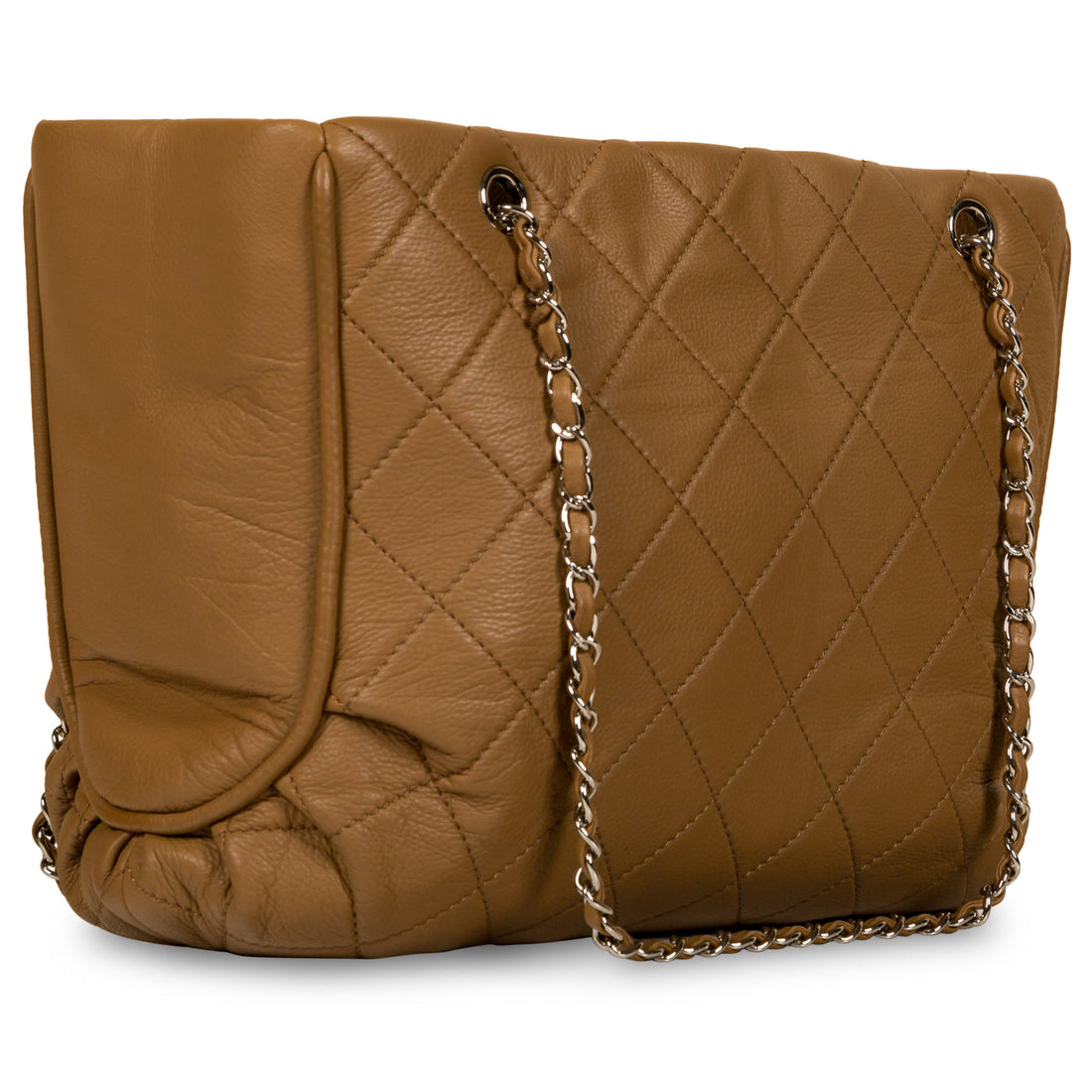 Chanel Quilted Shopping Tote