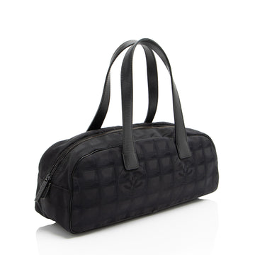 Chanel Vintage Nylon Travel Ligne Satchel