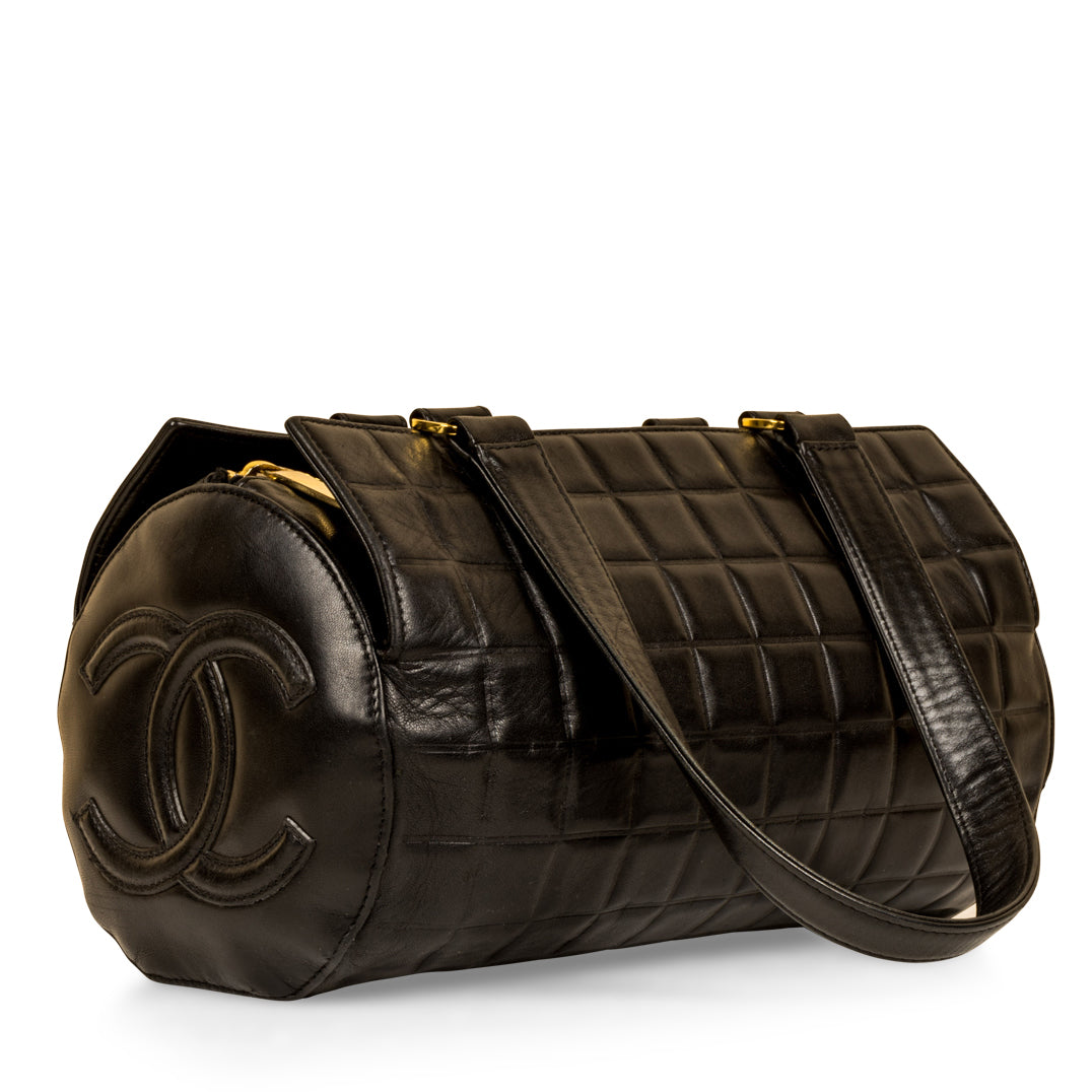 Chanel Vintage Quilted Bowler Tote