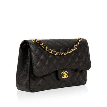 Chanel Classic Flap Bag - Jumbo - Caviar