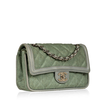 Chanel Seasonal Fabric Flap Bag