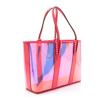 Christian Louboutin Iridescent PVC Cabata Small Tote