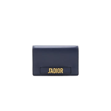 Dior J'ADIOR wallet on chain Navy with GHW