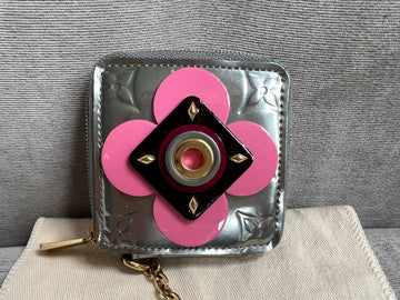 Louis Vuitton Porte Monnaie Carre Limited Edition Flower Vernis (RRP £425)