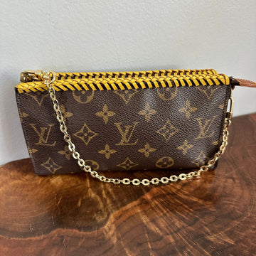 The Junco Wristlet -CS Monogram in Sunshine Yellow