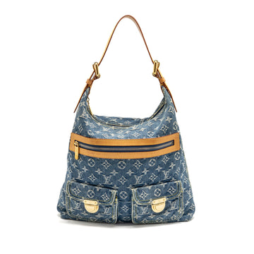 Louis Vuitton Vintage BaCSy GM Shoulder Bag Monogram Denim GHW