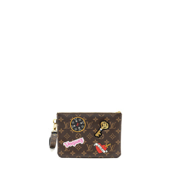 Louis Vuitton Travel Stickers City Pouch Monogram Canvas GHW