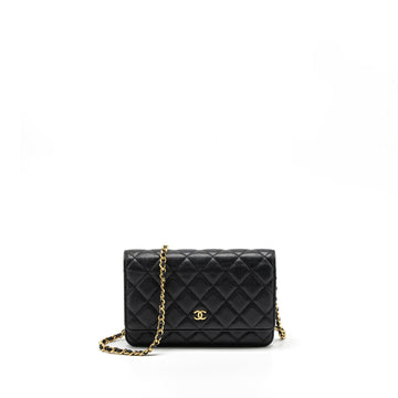 Chanel Classic Wallet On Chain Caviar Black GHW