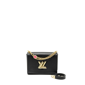 Louis Vuitton twist MM epi black GHW