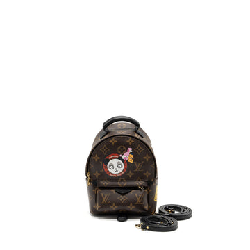 Louis Vuitton Mini Palm Spring Backpack Limited Edition Monogram Canvas/multicolour GHW