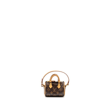 Louis Vuitton Speedy Bag Charm Monogram Canvas GHW