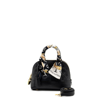 Louis Vuitton Neo Alma BB Monogram Empreinte Leather Black GHW(new version)