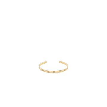 Gucci Size 17 Icon Bracelet 18K Yellow Gold