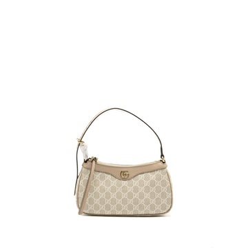 Gucci Ophidia Small Handbag GG Supreme Canvas Beige/White GHW