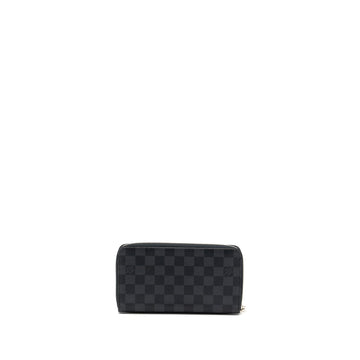 Louis Vuitton Zippy Organiser Damier Graphite Canvas Black SHW