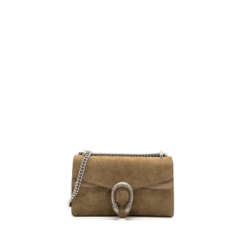 Gucci Dionysus shoulder bag suede leather  brown SHW