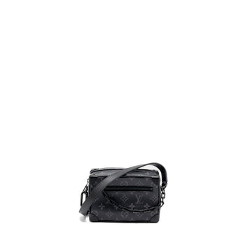 Louis Vuitton Mini Soft Trunk monogram eclipse black hardware