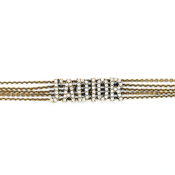 Dior J’adior Choker Antique Gold-Finish Metal