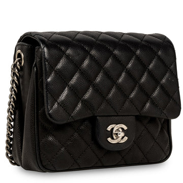 Chanel Quilted Caviar Shoulder Bag