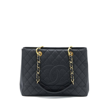 Chanel Grand Shopping Tote Bag Caviar Black GHW