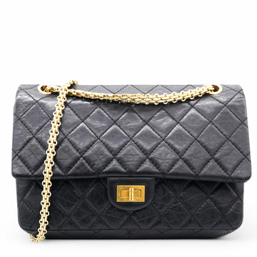 Chanel Aged Quilted 2.55 Reissue 225 Flap Black