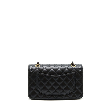 Chanel Small classic double Flap bag Caviar black GHW (microchip)