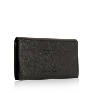 Chanel CC Caviar Wallet