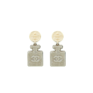 Chanel No.5 Perfume Bottle Crystal Drop Earrings LGHW
