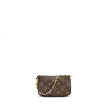 Louis Vuitton Mini Pochette Monogram Canvas GHW