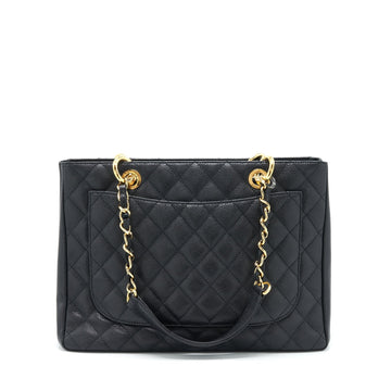 Chanel Grand Shopping Tote Bag Caviar Black GHW