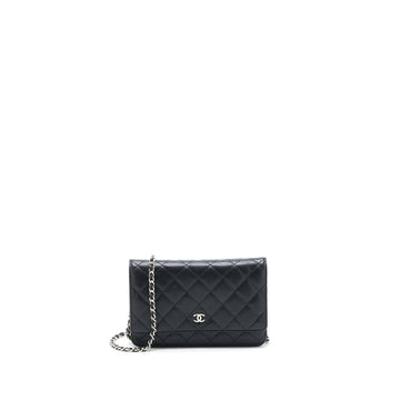 Chanel Classic Wallet on Chain Caviar Black SHW