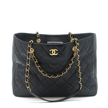 Chanel Supple Tote Black GHW (Microchip)