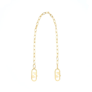 Fendi Logo Chain Strap GHW