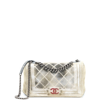 Chanel Graffiti Bag Fabric Multicolour Ruthenium SHW