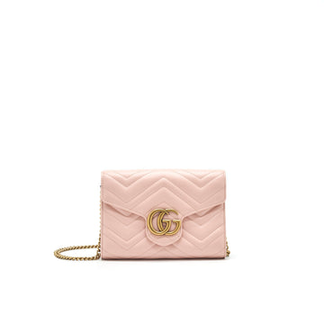 Gucci GG Marmont Matelasse Mini Bag Pink