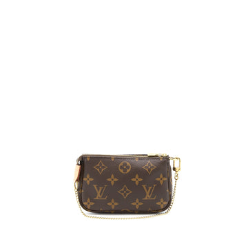Louis Vuitton Mini Pochette Monogram Canvas GHW