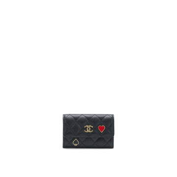 Chanel 23C Limited Edition  Holder Caviar Black GHW (Microchip)