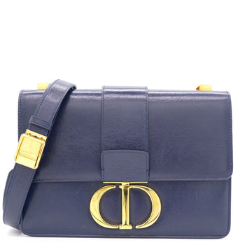 Dior 30 Montaigne Bag Navy Blue Calfskin