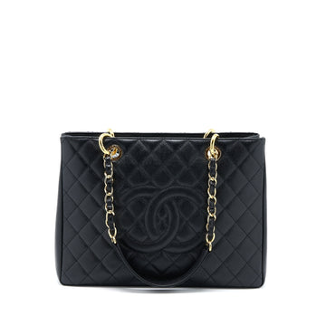 Chanel Grand Shopping Tote Bag Caviar Black GHW