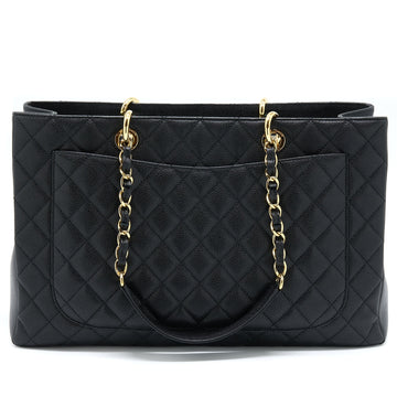 Chanel Grand Shopping Tote XL Caviar Black GHW