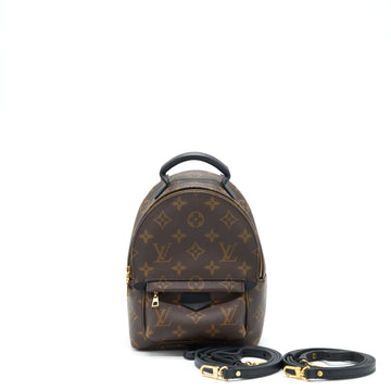 Louis Vuitton Palm Spring Mini Backpack Monogram Canvas New Zipper