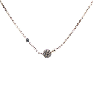 Dior Silver Ball Necklace