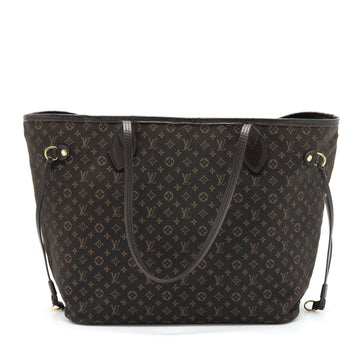 Louis Vuitton Neverfull MM Monogram Fabric Dark Brown GHW