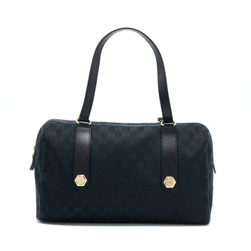 Gucci Boston Bag GG Supreme Fabric Black SHW