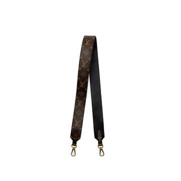 Louis Vuitton Bandoulière shoulder strap Monogram canvas / black GHW