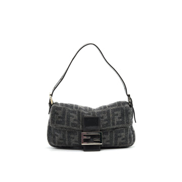 FENDI BAGUETTE IN SOFT TWEED GREY