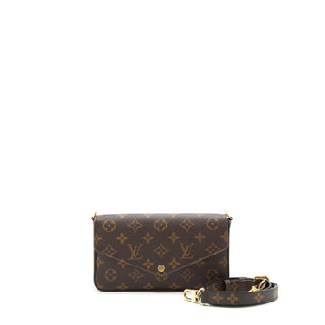 Louis Vuitton Felicie Pochette Monogram Canvas GHW